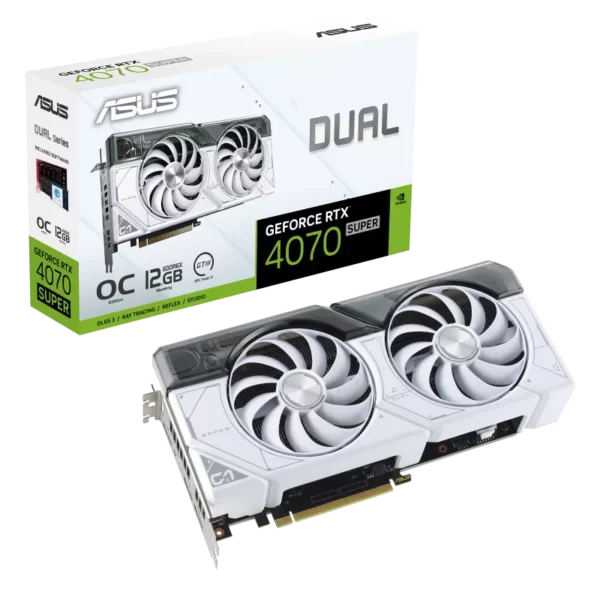 ASUS Dual GeForce RTX™ 4070 SUPER White OC