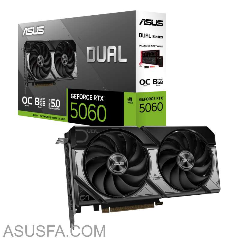کارت گرافیک ASUS Dual RTX 5060 OC