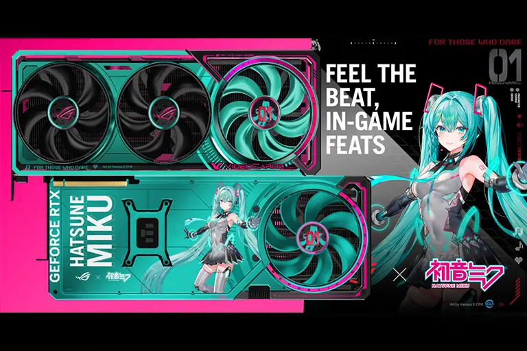 کارت گرافیک RTX 5080 ROG Astral نسخه Hatsune Miku